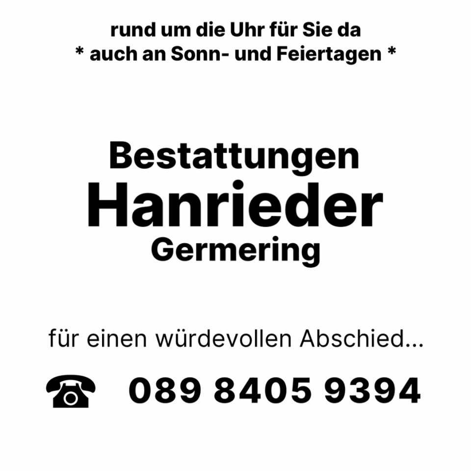 Beerdigungen Puchheim-Ort